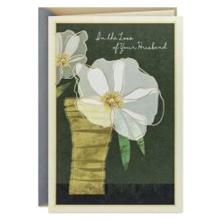 Hallmark - Sending Extra Love and Grace Sympathy Card for Loss of Husband