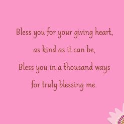 Alternative view of Hallmark - Bright Flowers Bless You Religious Thank-You Card