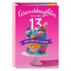 Hallmark - You're One of a Kind 13th Birthday Card for Granddaughter