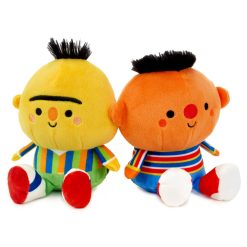 Hallmark - Better Together Sesame Street Bert and Ernie Magnetic Plush Pair, 5.25 H