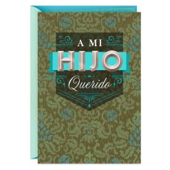 Hallmark - A Special Place in My Heart Spanish-Language Birthday Card for Son