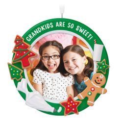 Hallmark - Grandkids Are So Sweet Personalized Ornament, Custom Photo