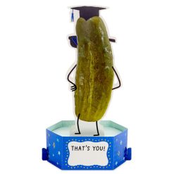 Alternative view of Hallmark - You're Kind of a Big Dill Funny 3D Pop-Up Graduation Card