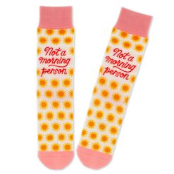 Hallmark - Not a Morning Person Novelty Crew Socks