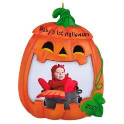 Hallmark - Baby's First Halloween 2025 Personalized Ornament, Custom Photo