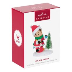 Alternative view of Hallmark - Young Santa Ornament