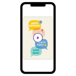 Hallmark - Text Message Bubbles Birthday eCard