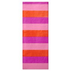 Hallmark - Warm Horizontal Stripes Tissue Paper, 6 sheets