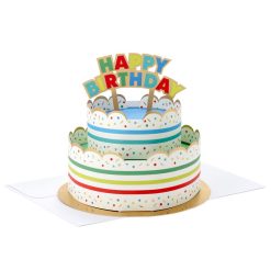 Hallmark - Birthday Cake 3D Pop-Up Paper Party Decor