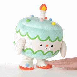 Alternative view of Hallmark - Birthday Cake With Candle Plush With Sound and Motion, 12