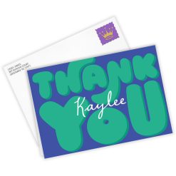 Alternative view of Hallmark - Bold and Fun Custom Thank-You Card