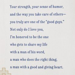 Alternative view of Hallmark - The Amazing Man I Love Anniversary Card for Husband