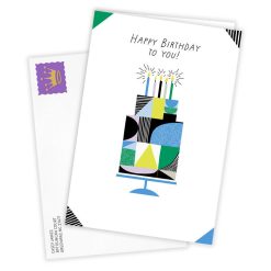 Alternative view of Hallmark - Modern Cake Custom Birthday Card