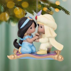Alternative view of Hallmark - Disney Precious Moments Aladdin and Jasmine Porcelain Ornament
