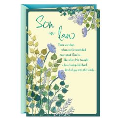 Hallmark - You're a Gift Religious Birthday Card for Son-in-Law