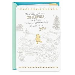 Hallmark - Disney Winnie the Pooh It Takes a Special Teacher Thank You Card for Teacher