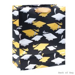 Alternative view of Hallmark - 9.6" Grad Caps Medium Graduation Gift Bag With Tissue Paper
