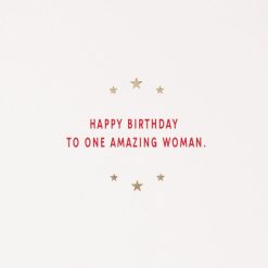 Alternative view of Hallmark - DC Wonder Woman One Amazing Woman Birthday Card