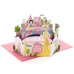 Hallmark - Disney Princesses Magical Birthday 3D Pop-Up Birthday Card