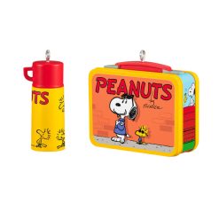 Alternative view of Hallmark - Mini The Peanuts Gang Lunchbox Set Ornaments, Set of 2