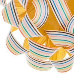Alternative view of Hallmark - 4.6" Colorful Stripes on White Recyclable Gift Bow