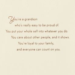 Alternative view of Hallmark - So Many Reasons to Be Proud Birthday Card for Grandson