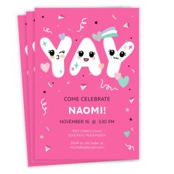 Hallmark - Yay Cutie Flat Birthday Invitation