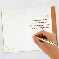 Alternative view of Hallmark - They Know When They're Loved Sympathy Card for Loss of Dog