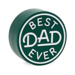 Hallmark - Charmers Best Dad Ever Green Silicone Charm