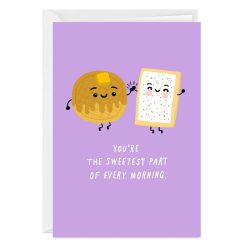 Hallmark - Waffle and Tart Romantic Custom Love Card