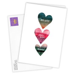Alternative view of Hallmark - Watercolor Hearts Always Custom Love Card