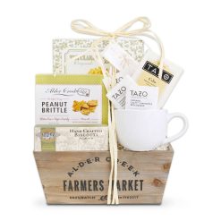 Alternative view of Hallmark - Serenity Tea Crate Gift Basket