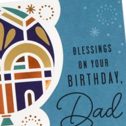 Alternative view of Hallmark - Blessed to Call You Dad Religious Birthday Card