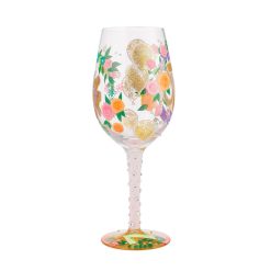 Alternative view of Hallmark - Lolita Happy 70th Birthday Handpainted Wine Glass, 15 oz.