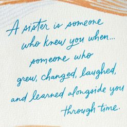 Alternative view of Hallmark - She'll Be a Part of You Always Sympathy Card for Loss of Sister