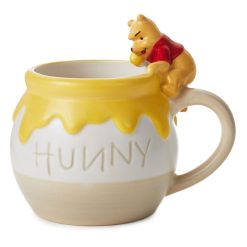 Hallmark - Disney Winnie the Pooh Sculpted Mug, 17 oz.