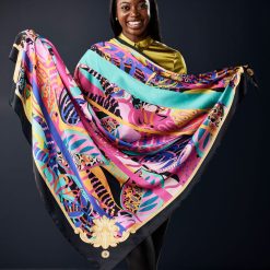 Alternative view of Hallmark - Sylvia Mollie Bold and Bright Abstract Scarf