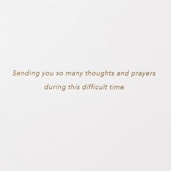 Alternative view of Hallmark - So Many Thoughts and Prayers Sympathy Card