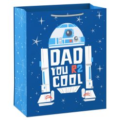 Hallmark - 13" Star Wars R2-D2 You R 2 Cool Large Father's Day Gift Bag