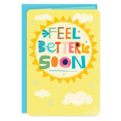 Hallmark - 16" Feel Better Soon Sun Jumbo Get Well Card