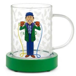 Hallmark - National Lampoon's Christmas Vacation Clark Griswold Glass Mug With Light and Sound Base, 13 oz.