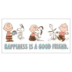 Alternative view of Hallmark - Peanuts Happiness Is a Good Friend Collectible Drinking Glass, 13.5 oz.