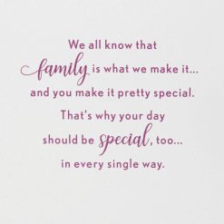 Alternative view of Hallmark - You Make Our Family Special Birthday Card for Her