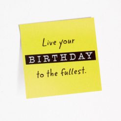 Alternative view of Hallmark - The Office Live It to the Fullest Funny Birthday Card