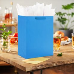 Alternative view of Hallmark - 10.4 Royal Blue Large Square Gift Bag
