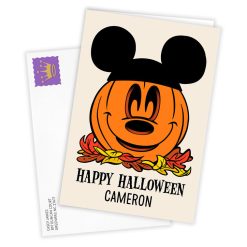Alternative view of Hallmark - Disney Mickey Mouse Ears Pumpkin Custom Halloween Card