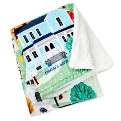 Hallmark - Gilmore Girls Stars Hollow Map Blanket, 50x60