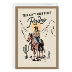 Hallmark - Not Your First Rodeo Custom Birthday Card