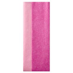 Hallmark - Solid Hot Pink/Medium Pink 2-Pack Tissue Paper, 6 sheets