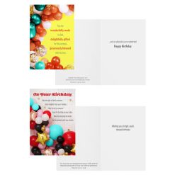Alternative view of Hallmark - Bright Balloons Assorted Religious Birthday Cards, Box of 12
